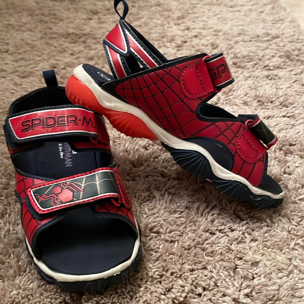 Toddler Spiderman sandals
